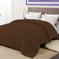 thumbnail image 2 of BedDecor 300 GSM 1 Pcs Solid (Chocolate,Oversize King) 100% Egyptian Cotton Base Comforter, 2 of 8