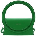 thumbnail image 1 of Bolso de mano con anillo redondo para mujer, Bolso de hombro con diseño de círculo grande, Bolso de hombro de cuero, 1 of 9
