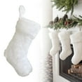 thumbnail image 4 of 3 Pack Premium 20 Inch Christmas Stockings - Faux Fur Xmas Hanging Decor Stockings, Holiday Mantel Decorations, Candy Gift Stockings, 4 of 9