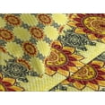 thumbnail image 4 of Ambesonne Mandala Quilted Bedspread Set 3 Pcs, Vibrant Yellow, King Size, Yellow Black Ruby, 4 of 5