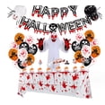 thumbnail image 1 of Kcbbe Decoraciones De Fiesta De Halloween, Kit De Decoración De Halloween, Pancarta, Guirnaldas De Globos De Feliz Halloween, Esqueleto De Araña, Pancarta De Halloween, Decoración De Fiesta De, 1 of 2