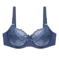 thumbnail image 1 of Women‘s Plus Size Signature Lace Unlined Underwire Bra with Added Support, 1 of 7