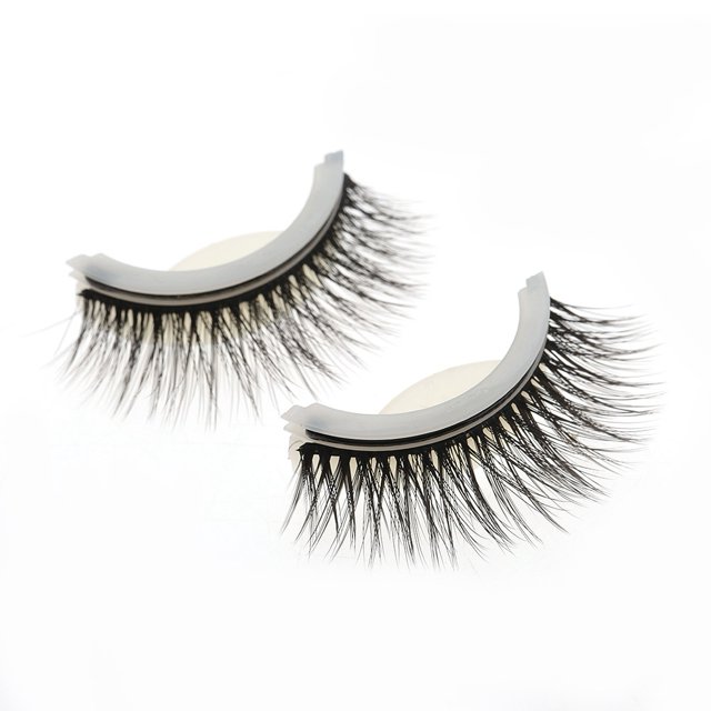 Faux Cils, 3D Professionnel Auto-Adhésif Cils Pas de Stimulation Faux Cils Extension à la Main Faux Cils Ensemble Réutilisable Doux et Confortable Maquillage Épais Faux Œil