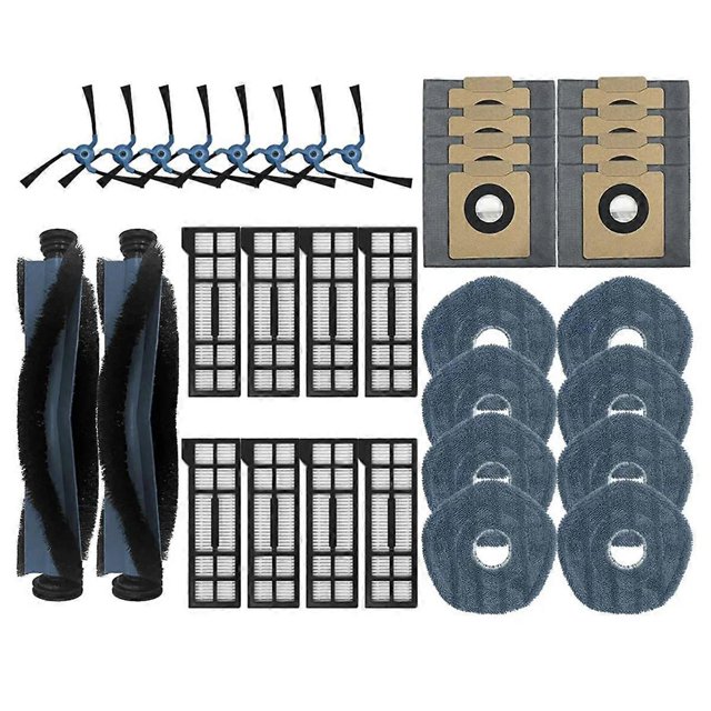 For X10 Pro Omni Robot Vacuum Cleaner Parts Main Side Brush Mop Cloth Hepa Filter Dust Bags Accessories