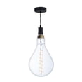 thumbnail image 3 of Bulbrite 810174 4W 2200K Pear Shape Grand Filament LED Bulb with White Marble Pendant & String, Clear, 3 of 7