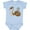 AE-Light Blue, variant on Cute and Cuddly Ball Python Snake Boys or Girls Baby Bodysuit