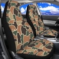 thumbnail image 2 of XYZCANDO Bear Camo Front Car Seat Cover 2 Pcs Car Seat Covers for Front Seats Removable Automotive Accessories Easy Installation Universal Fit for Most Cars SUVs and Sedans, 2 of 7