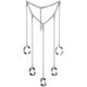 thumbnail image 5 of Cadena de moda anillo de dedo anillo de moda joyería para mujeres decoración de dedos (plata), 5 of 8