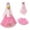 B002- Pink, variant on Goose Outfit Set, Princess Decorations, Goose Outfit, Goose Birthday Decorations, 14X12 in 23 Inch Goose Red 2-Piece Princess Tulle Skirt and Headwear for Courtyard Lawn