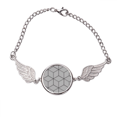 thumbnail image 1 of Granos patrón simple linea arte ilustración Pulsera pulsera pulsera alas de ángel pulsera, 1 of 3