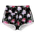 thumbnail image 1 of Gibobby Falda Shorts Mujer Pantalones Leggings Strethcy Short Stretch Impresión Cintura Yoga Mujeres High Sport Yoga Pantalones(Rosa, L), 1 of 5