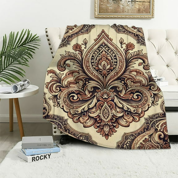 EastSmooth  9 lbs Heavy Korean Mink Blanket 79"×91", Silky Soft and Warm, 2 Ply Reversible Raschel Bed Blanket,(200x230cm4kg).