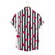 thumbnail image 3 of Ceisia Fashion Unisex Men Women Casual Short Sleeve Printed Turndown Collar Button Gift Shirt, 3 of 6