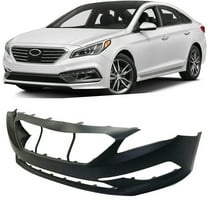 Unpainted Front Bumper Cover Fit for Hyundai Sonata 2015 2016 2017, 15-17 Sonata Bumper Cover