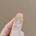 thumbnail image 4 of Bague Anti-Stress Opale "To My Fortune", Bague Spinner Fidget pour Femmes avec Pierre Opale Ronde, Bague Ajustable Anti-Stress, 4 of 8