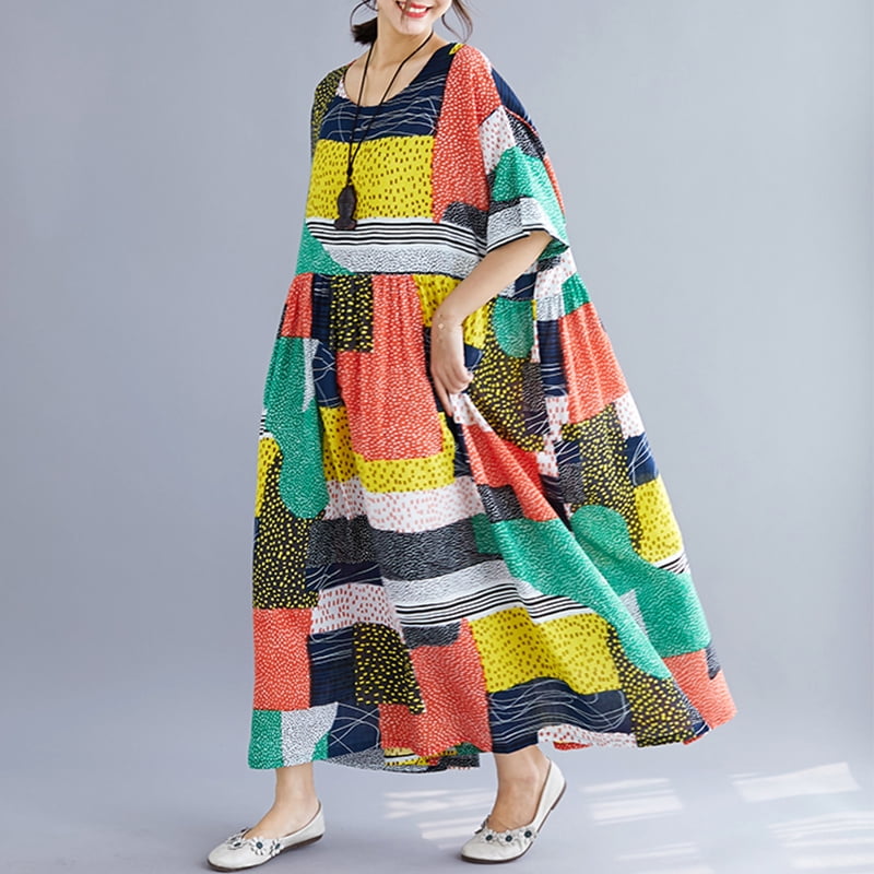 cotton long dress design