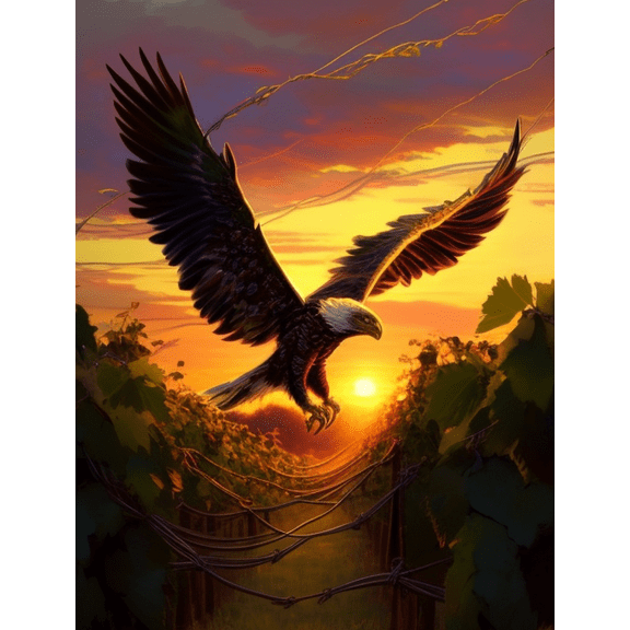 5D Diamond Art Painting Kits for Adult Full Round Drill, DIY Paint with Diamonds Art Crystal Embroidery Cross Stitch Art Craft Wall Office Decor 12x16 inch / 30x40 cm A5810