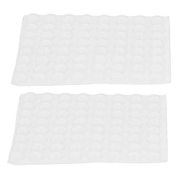 Door Handle Bumper Door Stopper Pad Self Adhesive Door Bumper Noise Damping Bumper Pad Silicone Door Bumper 128Pcs Wall Protector Transparent Silicone Round Door Handle Knob