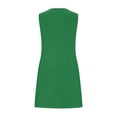 thumbnail image 4 of sovlvnd Dresses for Women Summer Sleeveless Mini Dress Casual Bow Crewneck Loose Knit Tank Dresses With Pockets, 4 of 5