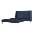 thumbnail image 2 of Base Cama Slim Queen Size + Cabecera Milan Azul Marino, 2 of 11