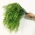 thumbnail image 2 of 4PCS Artificial Weeping Willow, Fake Hanging Vine Faux Ivy Plants Greenery Leaves Garland UV Resistant for Home Indoor Outdoor Garden Door Wall, 2 of 9