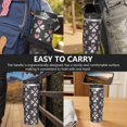 thumbnail image 7 of Modern 30oz Handheld Travel Tumbler with Handle – Double Wall Stainless Steel Insulated Cup, Flip Straw Lid, Leak-Proof & BPA-Free for Hot and Cold Drinks – Durable Coffee & Juice Mug White, 7 of 7