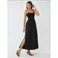 thumbnail image 6 of Square Collar A-Form Maxi Dress, 6 of 6