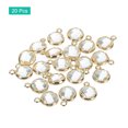 thumbnail image 3 of Unique Bargains Crystal Birthstone Charm, April Pendants Drop Bead Clear, for Jewelry Making, 20 Pack, 3 of 6