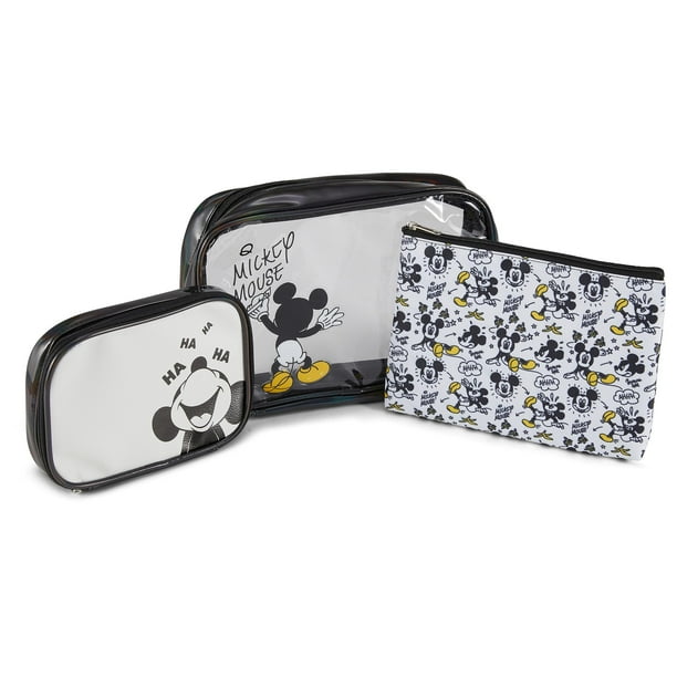 Set de 3 estuches cosméticos de Mickey y Minnie Mouse de Disney