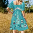 thumbnail image 5 of Retro Holiday rating ??studioxtine Sleeveless Dress wom eving dress summer dress woman02, 5 of 7