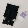 thumbnail image 3 of SonxaHe Infant Girls Leggings Pants Stretchy Active Knitted Leggings Child Cute Outerwear Skinny Soft Cozy Autumn Tights Black,Sized 1-3, 3 of 3
