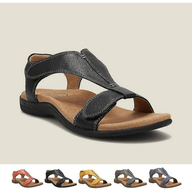 Women's Comfortable Orthopedic Sandals, Sursell Orthopedic Sandals, Flat Beach Casual Sandals zhangyuxiang LED