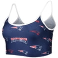 thumbnail image 2 of Women's Concepts Sport  Navy New England Patriots Breakthrough Allover Knit Lounge Bralette, 2 of 3