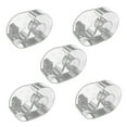 thumbnail image 4 of Yardwe 5Pcs White Acrylic Tape Cutter Roll Dispenser Portable Compact for Desktop, 4 of 8