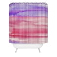 thumbnail image 2 of Society6 Ninola Design Pink Coral Watercolor Gradient Shower Curtain 71" x 74", 2 of 3