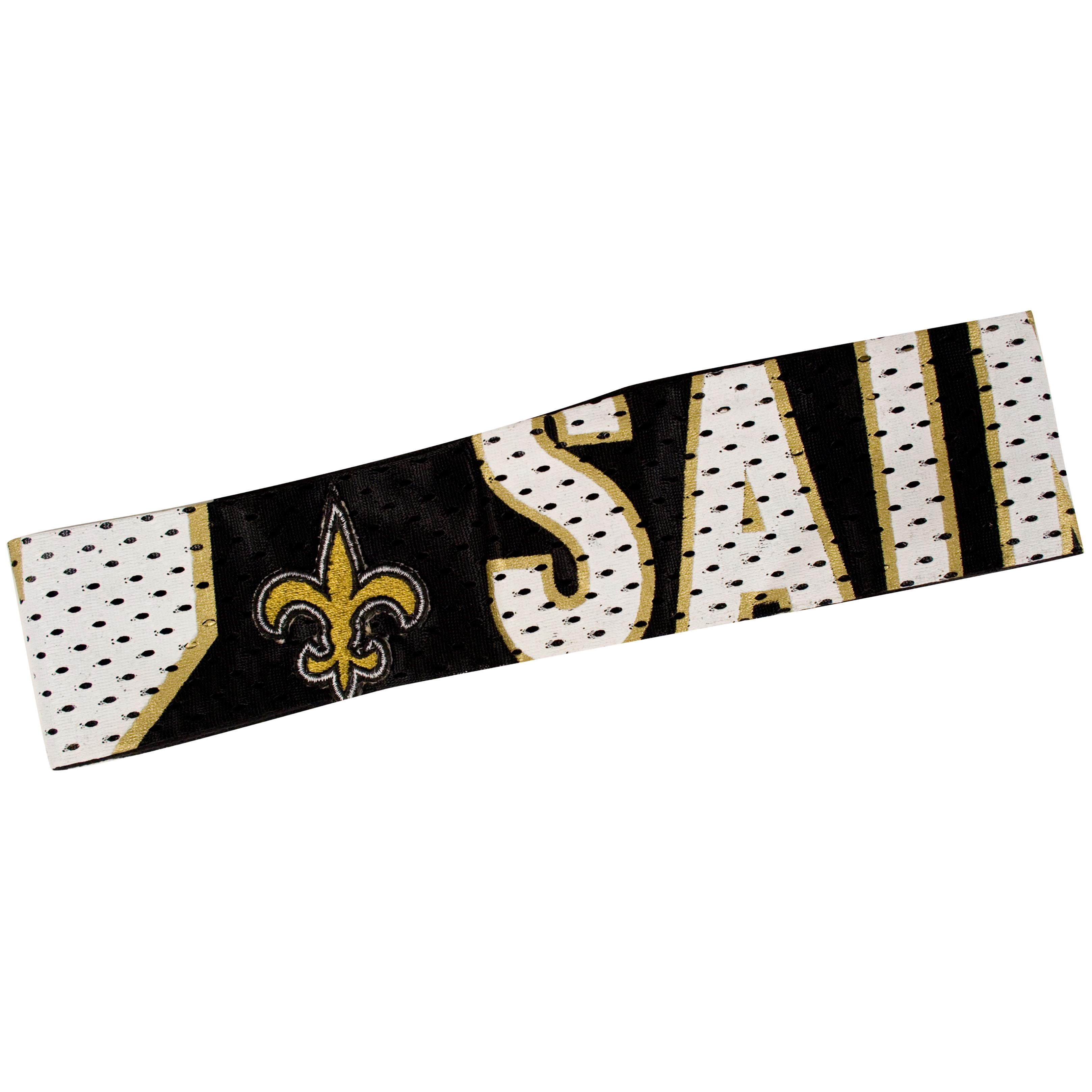 Littlearth NFL New Orleans Saints Jersey FanBand Headband