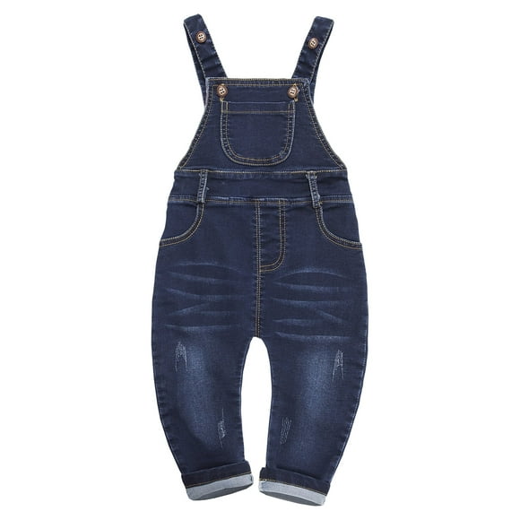 Mono Vaquero Suave, Roto y Lavado con Agua Para Bebés y Niños Pequeños/Niñas,KIDSCOOL SPACE, Profundo, 18-24 Meses