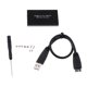 thumbnail image 3 of Carcasa adaptadora de aluminio m a USB 3.0 con interfaz micro USB para unidad de interna m Soporte de disco duro UASP 6Gb / negro Soledad MSATA a USB 3.0, 3 of 9