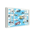thumbnail image 2 of Creative Products Colorful Planes Window 32x48 Canvas Wall Art, 2 of 4