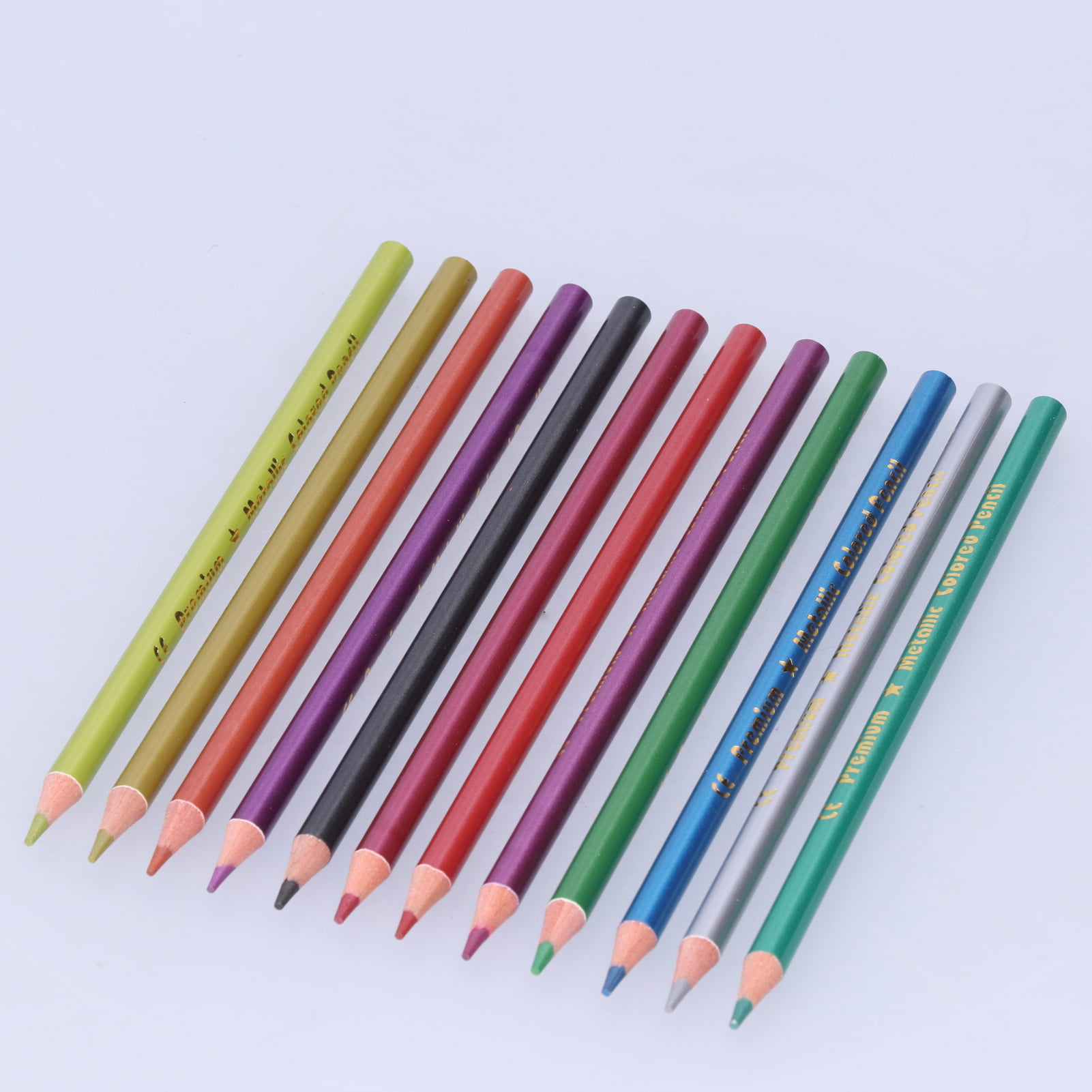 Metal Waterborne Pencil, Metal Colored Pencils, Wax Colored Pencils