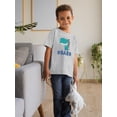 thumbnail image 2 of Smiling Baby Dino Roarr T-Shirt Toddler -Image by Shutterstock,  4 Toddler, 2 of 4