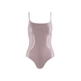 thumbnail image 2 of Commando Womens Faux Patent Leather Adjustable Straps Bodysuit, 2 of 6