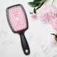 thumbnail image 1 of Cepillo de pelo de peine de rejilla conveniente para herramientas profesionales de salón (rosa) Ygjytge Cuidado Belleza, 1 of 3