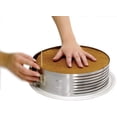 thumbnail image 2 of Zenker Stainless Steel Layer Cake Slicing Kit with 12" Serrated Knife, 3-Piece, 2 of 4