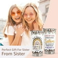 thumbnail image 2 of Macorner Sister Gifts From Sister - Stainless Steel Tumbler 20oz Gifts for Sisters - Mothers Day Gift For Sister From Sister - Gift For Best Friend Women Big Sister Little Sister Birthday Gifts, 2 of 6