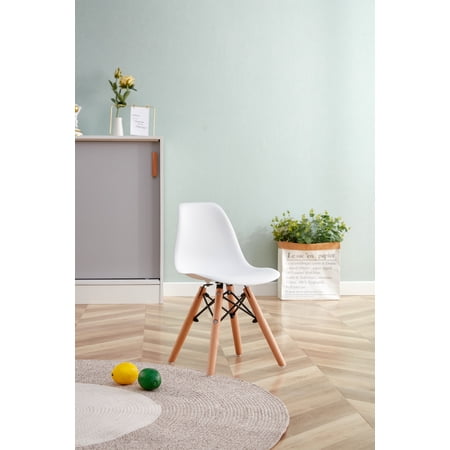 CoSoTower Kids Chairs, , 4 Pieces Of Set Plastic White ; 4 Pcs Per Set