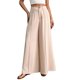 thumbnail image 3 of TaTaai Women's Solid Color High Waist Flare Wide Leg Pants Loose Skirt Pants Suit Trousers for Summer Beach Vacation Daily Casual Wear Gift, 3 of 7