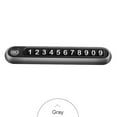 thumbnail image 3 of CARTTOU Car Temporary Parking Card Mobile Phone Number Plate Alloy Luminous for Vehicle, 3 of 8