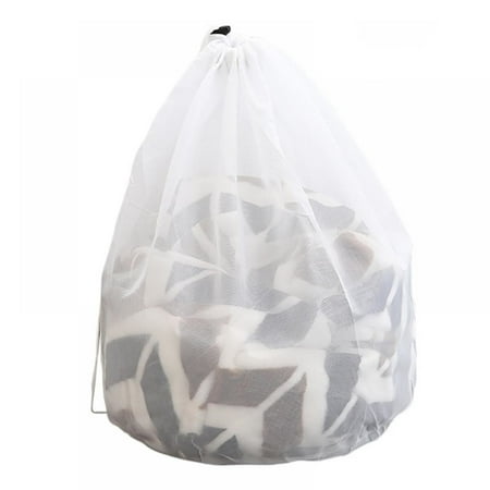 

Mesh Laundry Bags Heavy Duty Drawstring Laundry Washing Bags for Delicates Garments Lingerie Socks Bras and Baby Clothes (Coarse&Fine Mesh)