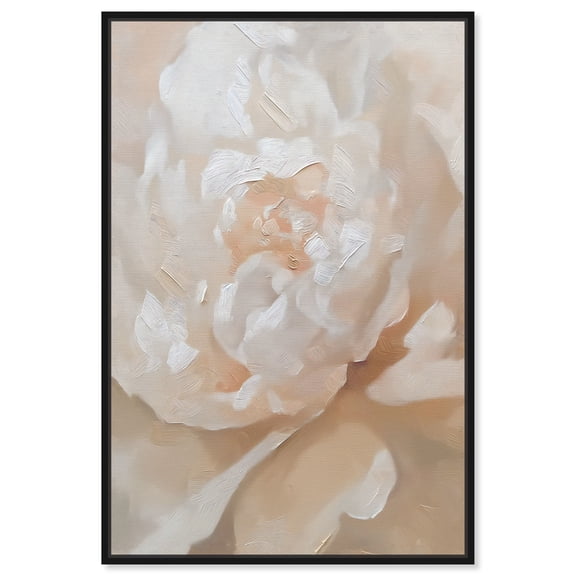 Rose Petals Canvas New Floral Wall Art by Art Remedy, Black Frame, 16" x 24"